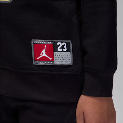 Todelt Jordan Jersey Pack-pullover-hættetrøje-sæt til mindre børn