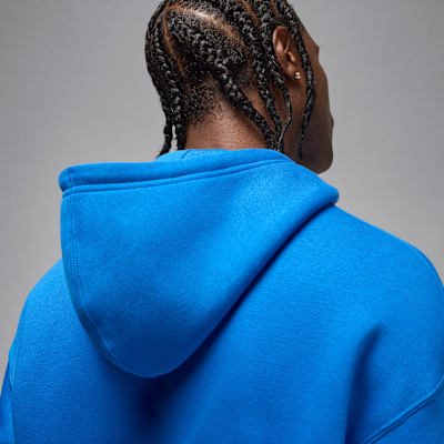 Huvtröja Jordan Brooklyn Fleece i oversize-modell med hel dragkedja för män