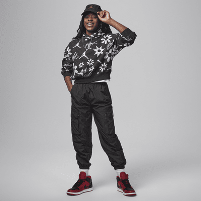 Jordan Floral Flight Big Kids' Hoodie