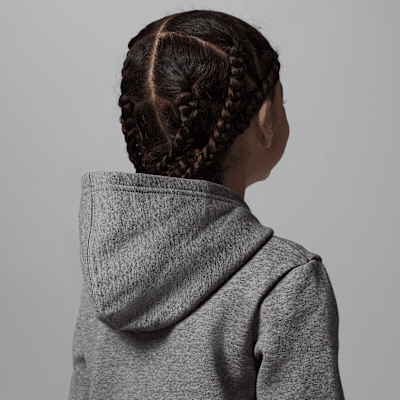 Conjunto de sudadera con gorro de dos piezas de cierre completo para niños talla pequeña Jordan Brooklyn Fleece