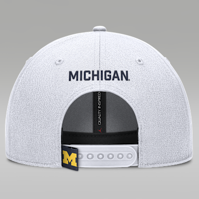Michigan On-Field Rise Gameday Men's Jordan Brand Dri-FIT College Trucker Adjustable Hat
