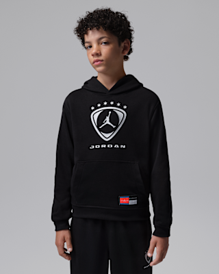 Детское худи Jordan Big Kids' Football Club Pullover Hoodie для футбола