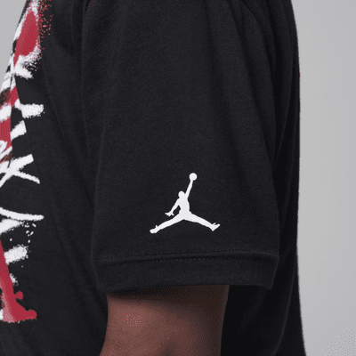 Jordan Jumpman Flight Sprayed Tee Older Kids' T-Shirt. Nike UK