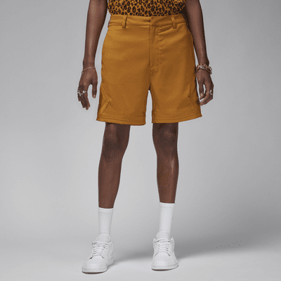 White and gold jordan shorts sale