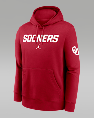 Мужское худи Oklahoma Club 2-Hit Nickname Nike College Pullover Hoodie
