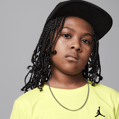 Jordan Big Kids' Jumpman Air Embroidered T-Shirt
