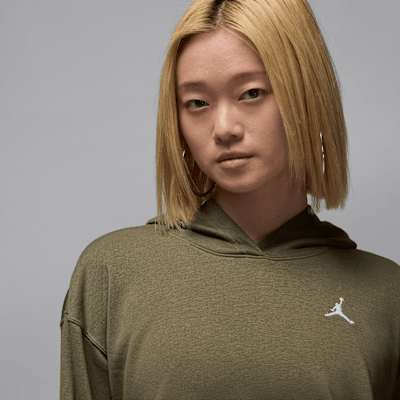 Sudadera con gorro sin cierre para mujer Jordan Brooklyn Fleece