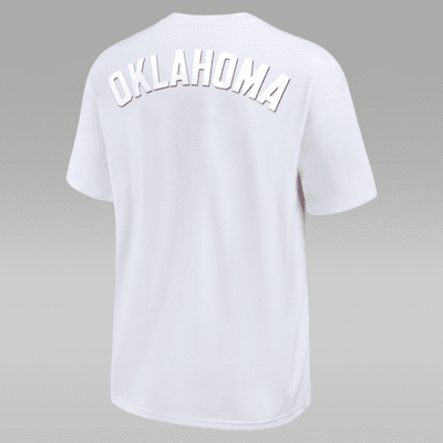 Playera universitaria Jordan para hombre Oklahoma Sooners Statement Max90