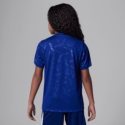 Paris Saint-Germain Academy Pro Fourth Older Kids' Jordan Dri-FIT Football Short-Sleeve Pre-Match Top