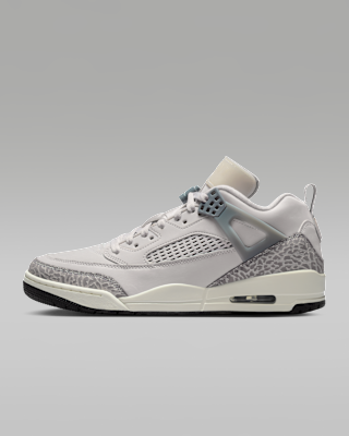 Nike Jordan Spizike Low sneaker Vast Grey/Cool Grey/Zwart/Sail