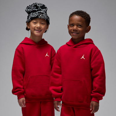 Conjunto de 2 piezas con sudadera con gorro sin cierre para niños talla pequeña Jordan Brooklyn Fleece