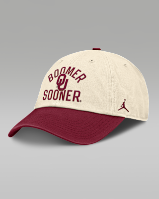 Женские  Oklahoma Primetime 2-Tone Club Jordan Brand College Adjustable Hat