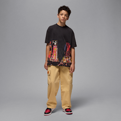 Playera Night Lights para niños talla grande Jordan