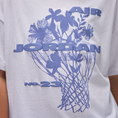 Jordan Big Kids' 23 Flowers T-Shirt