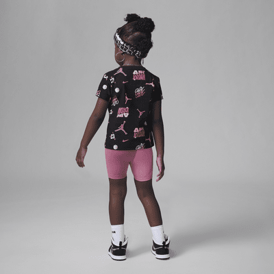 Jordan Icon Play Bike Shorts Set Toddler 2-Piece Set