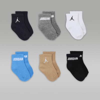 Jordan Everyday Essentials Baby /Toddler Ankle Socks (6 Pairs)