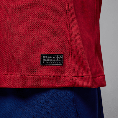 Jersey de fútbol de manga larga Jordan Dri-FIT Replica para hombre Paris Saint-Germain 2025 Stadium Goalkeeper Fourth