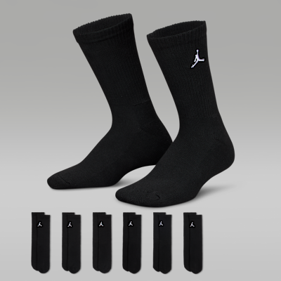Детские носки Jordan Everyday Essentials Kids' Crew Socks (6 Pairs)
