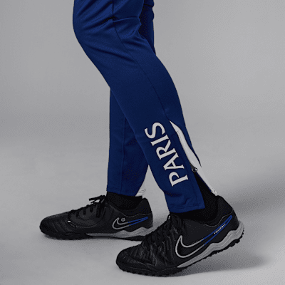 Pants de fútbol de tejido Knit Jordan Dri-FIT del Paris Saint-Germain complementarios Strike para niños talla grande