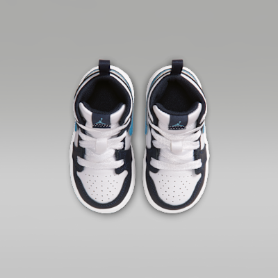 Skor Jordan 1 Mid för baby/små barn