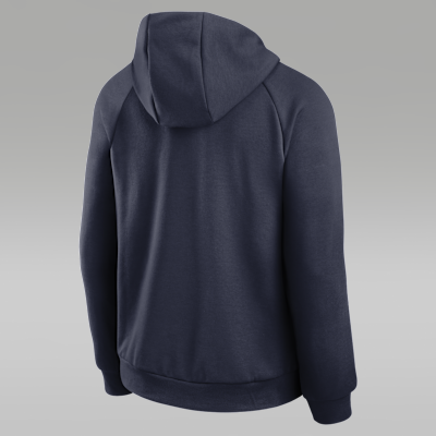 Michigan Courtside Basketball Practice Men's Jordan Brand Dri-FIT Pullover Hoodie