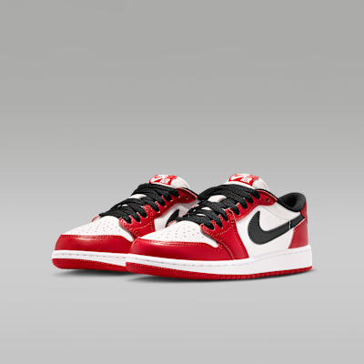 Air Jordan 1 Retro Low "Chicago" Big Kids' Shoes