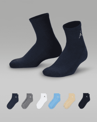 Детские носки Jordan Everyday Essentials Big Kids' Ankle Socks (6 Pairs)