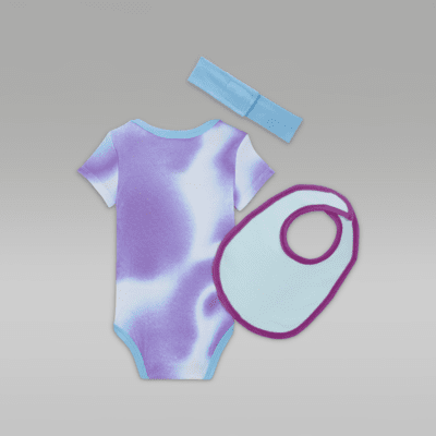 Jordan Lemonade Stand Baby (0-9M) 3-Piece Bodysuit Box Set