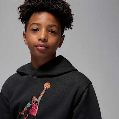 Sudadera con gorro sin cierre Sketch para niños talla grande Jordan