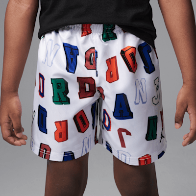 Conjunto de shorts de dos piezas para niños talla pequeña Jordan Court of Legends