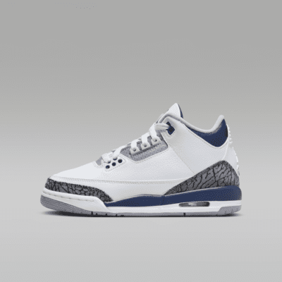 Air Jordan 3 Retro 大童鞋款。Nike TW