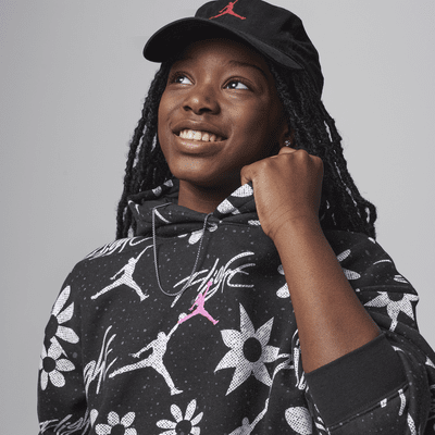 Jordan Floral Flight Big Kids' Hoodie