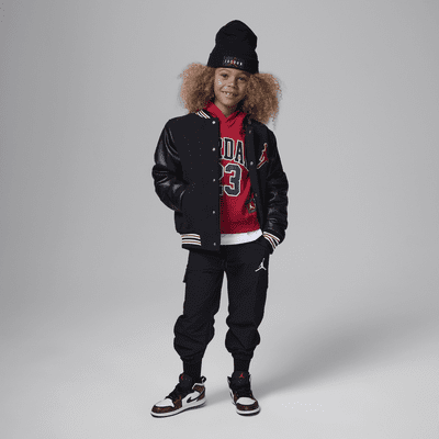 Sudadera con gorro para niños de preescolar Jordan Fleece Pullover Hoodie