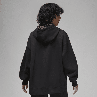 Jordan Flight Fleece Sudadera con capucha con forro de satén - Mujer