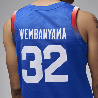 Maillot de basket replica Jordan Victor Wembanyama France Limited Road pour homme