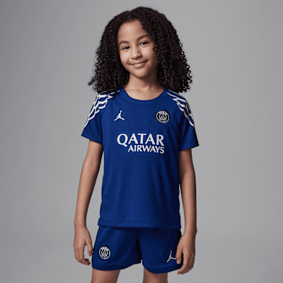 Paris Saint-Germain 2025 Stadium Fourth Younger Kids' Jordan Football Replica 3-Piece Kit