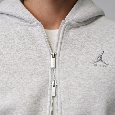 Jordan Brooklyn Tam Boy Fermuarlı Bol Kesimli Fleece Erkek Sweatshirt'ü görsel 6