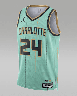 Мужские джерси Brandon Miller Charlotte Hornets 2024/25 City Edition Jordan Dri-FIT NBA Swingman Jersey