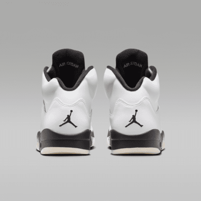 Air Jordan 5 Retro 'White and Black' Men's Shoes