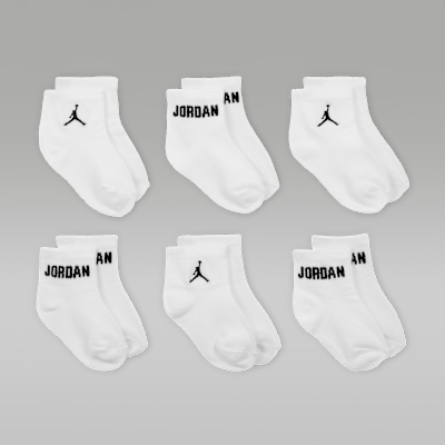 Jordan Everyday Essentials Baby /Toddler Ankle Socks (6 Pairs)