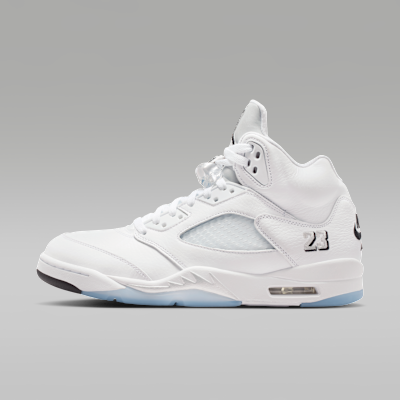 Air Jordan 5 Retro OG 'White Metallic' Men's Basketball Shoes