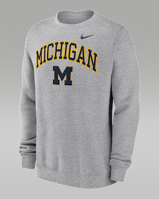 Мужские  Michigan Arch Nike College Pullover Crew