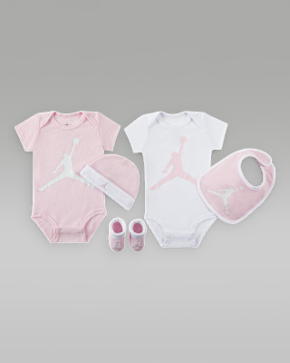 Nike Jordan 5-Piece Core Gift SetConjunto de bodies de cinco piezas - Bebé