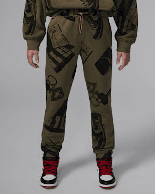 Детские  Jordan Brooklyn Fleece Big Kids' Printed Pants