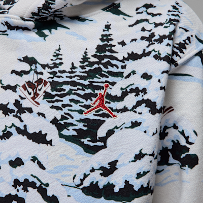 ジョーダン ブルックリン フリース ジュニア ホリデー プルオーバー パーカー