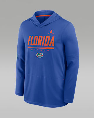 Мужские  Florida Sideline Jordan Brand Dri-FIT College Long-Sleeve Hooded Top
