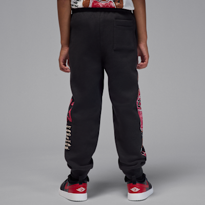 Pants de tejido Fleece Sketch para niños talla pequeña Jordan