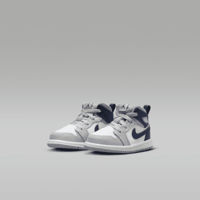 Jordan 1 Mid-sko til babyer/småbørn