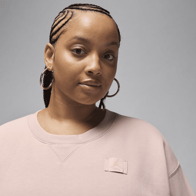 Jordan Flight Fleece Women's Crew-Neck Sweatshirt (Plus Size)