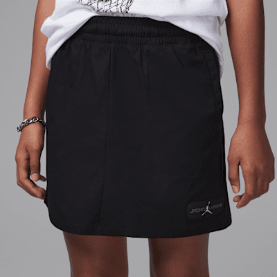 Skort de confección artesanal utilitaria para niñas talla grande Jordan